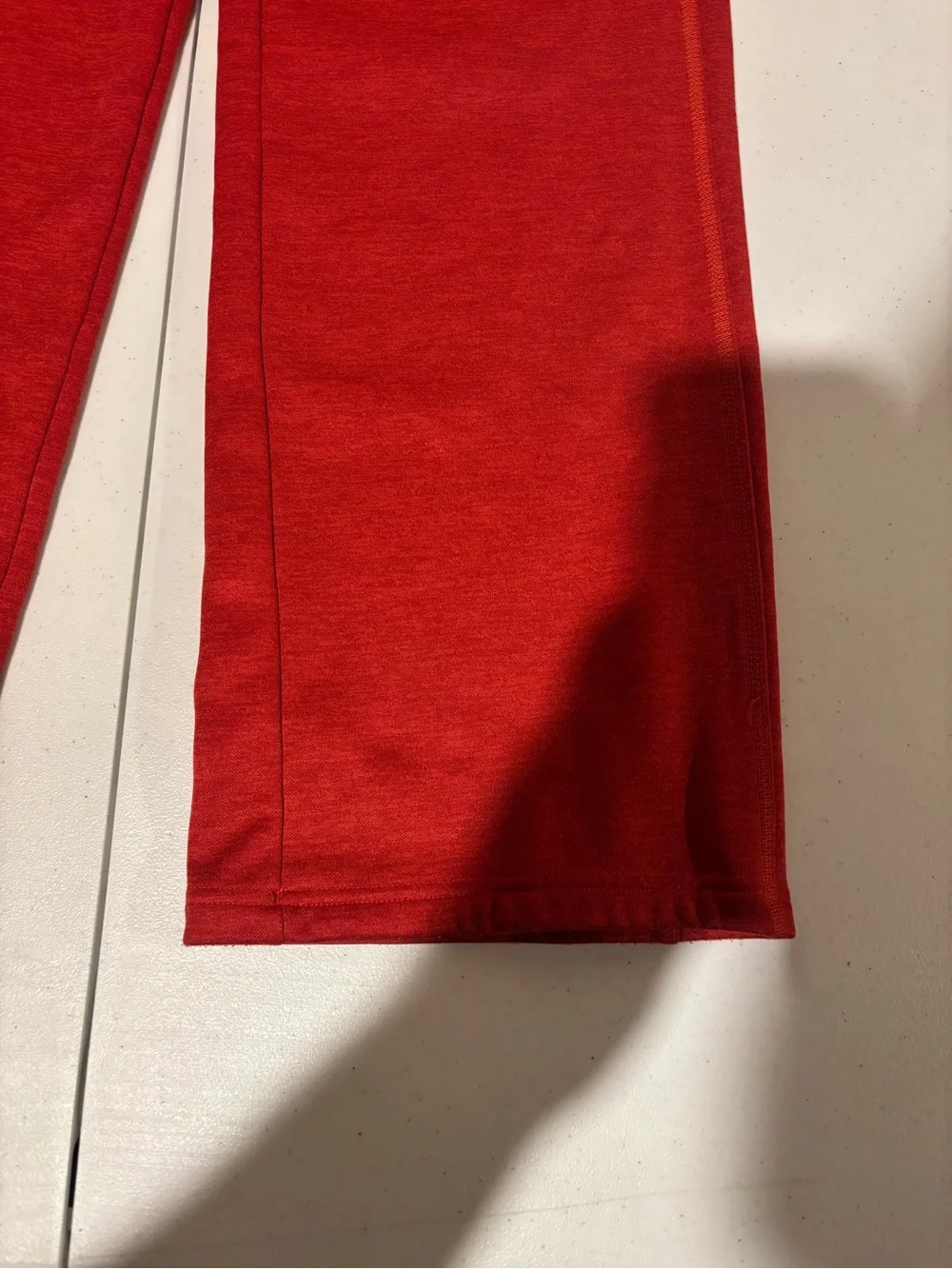 Adidas Climawarm Men’s Size M Red Athletic Jogger Sweatpants 29” Inseam